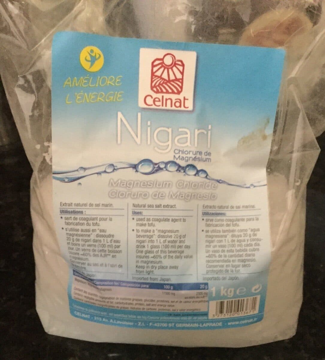Celnat Nigari (chlorure De Magnésium Marin) - 1KG - Celnat packshot