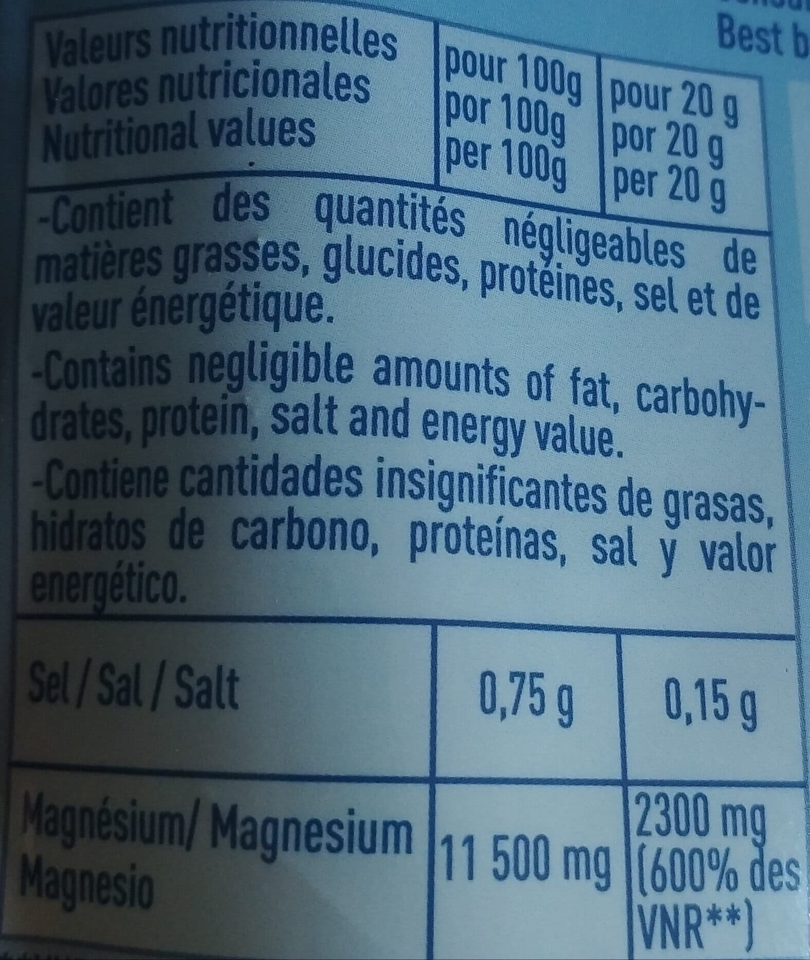 Celnat Nigari Chlorure de magnésium packshot