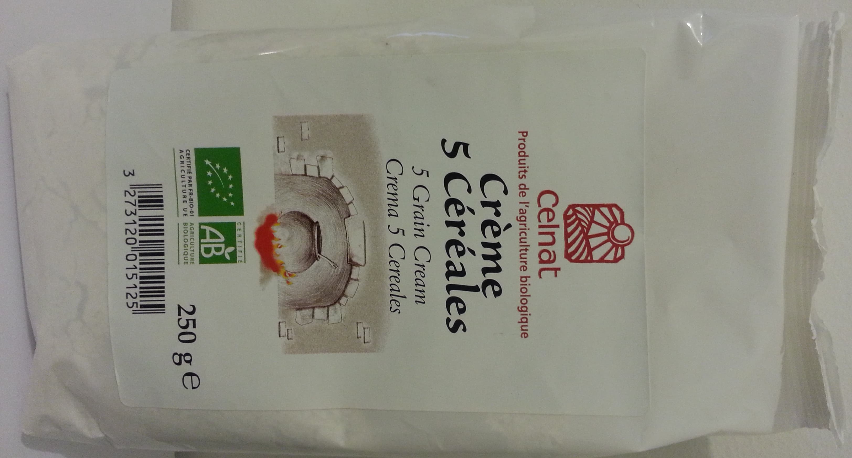 Celnat Crème 5 céréales packshot