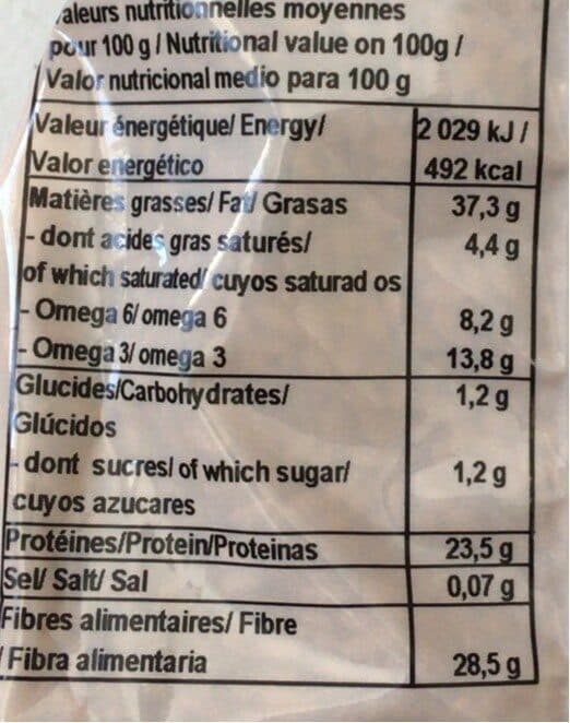 Celnat 250G GRAINES DE LIN DORé packshot