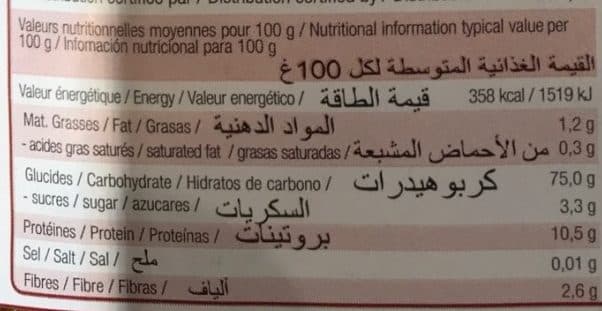 Celnat Macaronis blancs packshot