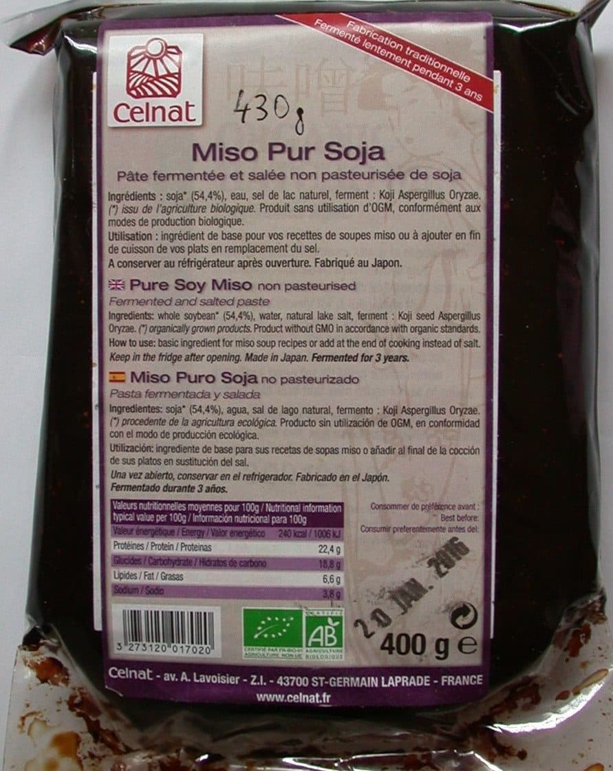 Celnat Miso pur soja packshot