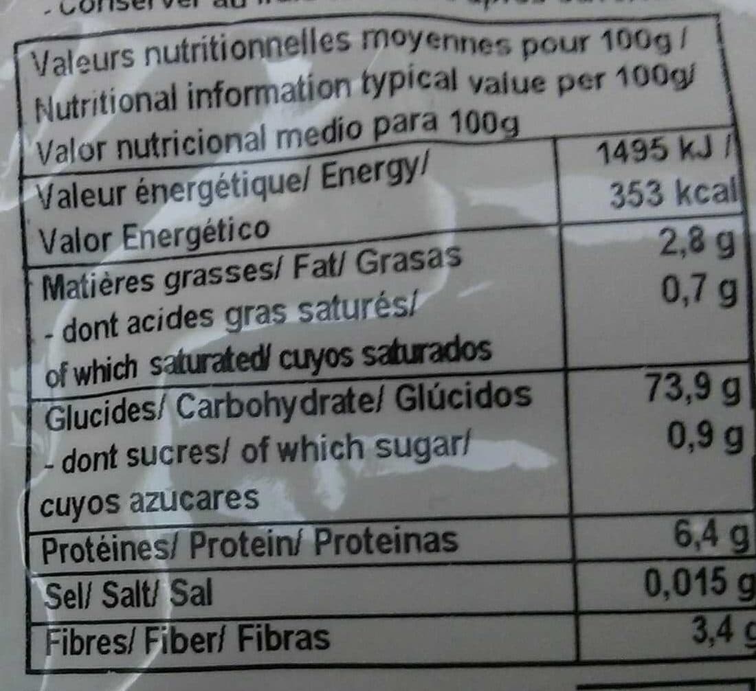 Celnat Farine de riz complet packshot