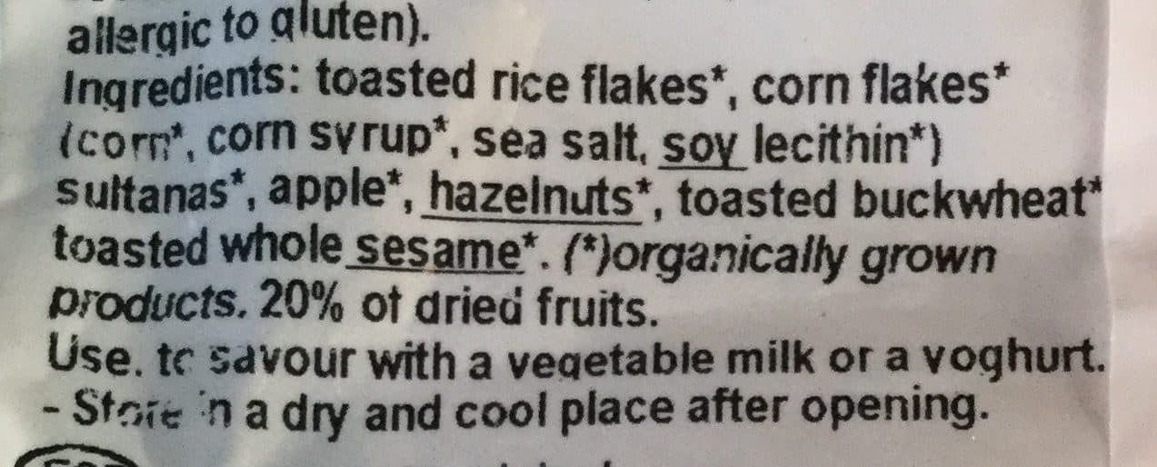 Celnat Muesli sans gluten packshot