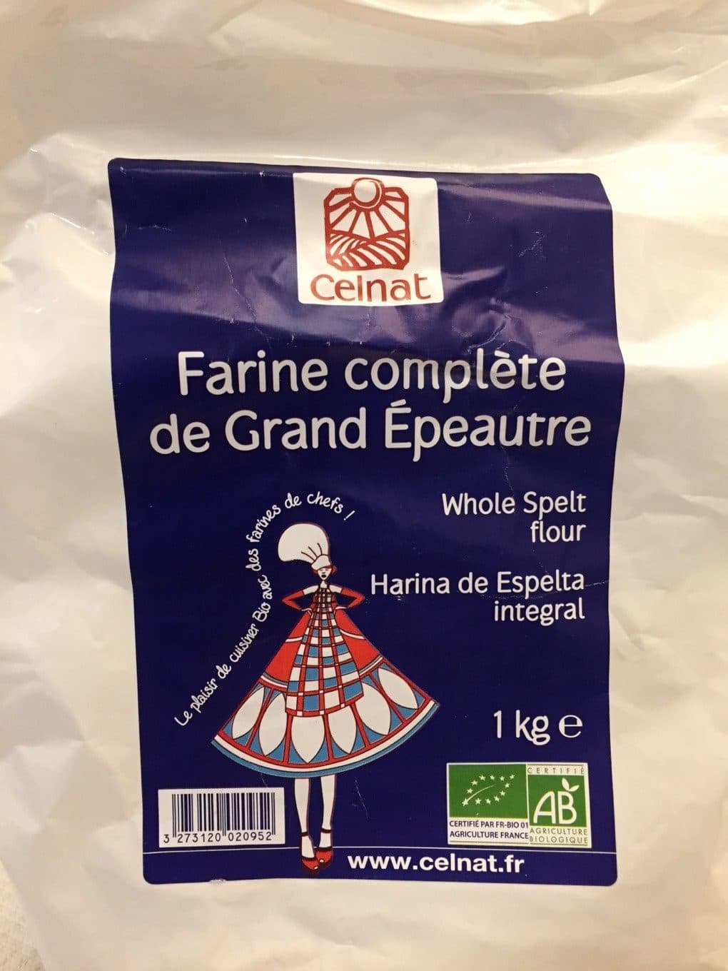 Celnat Farine Grand Epeautre Complete packshot