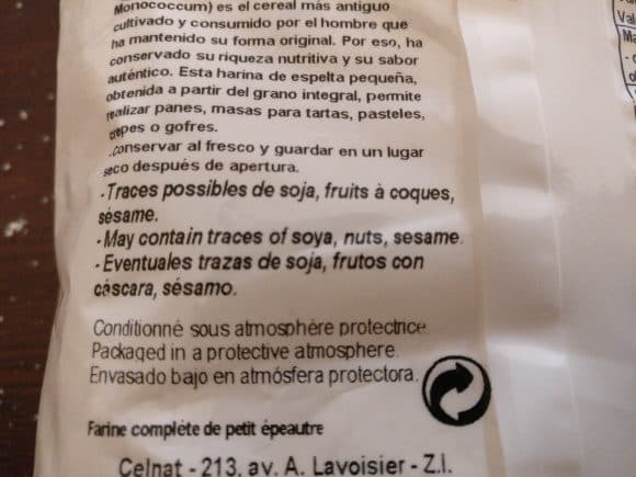 Celnat Farine complète de Petit Épeautre packshot