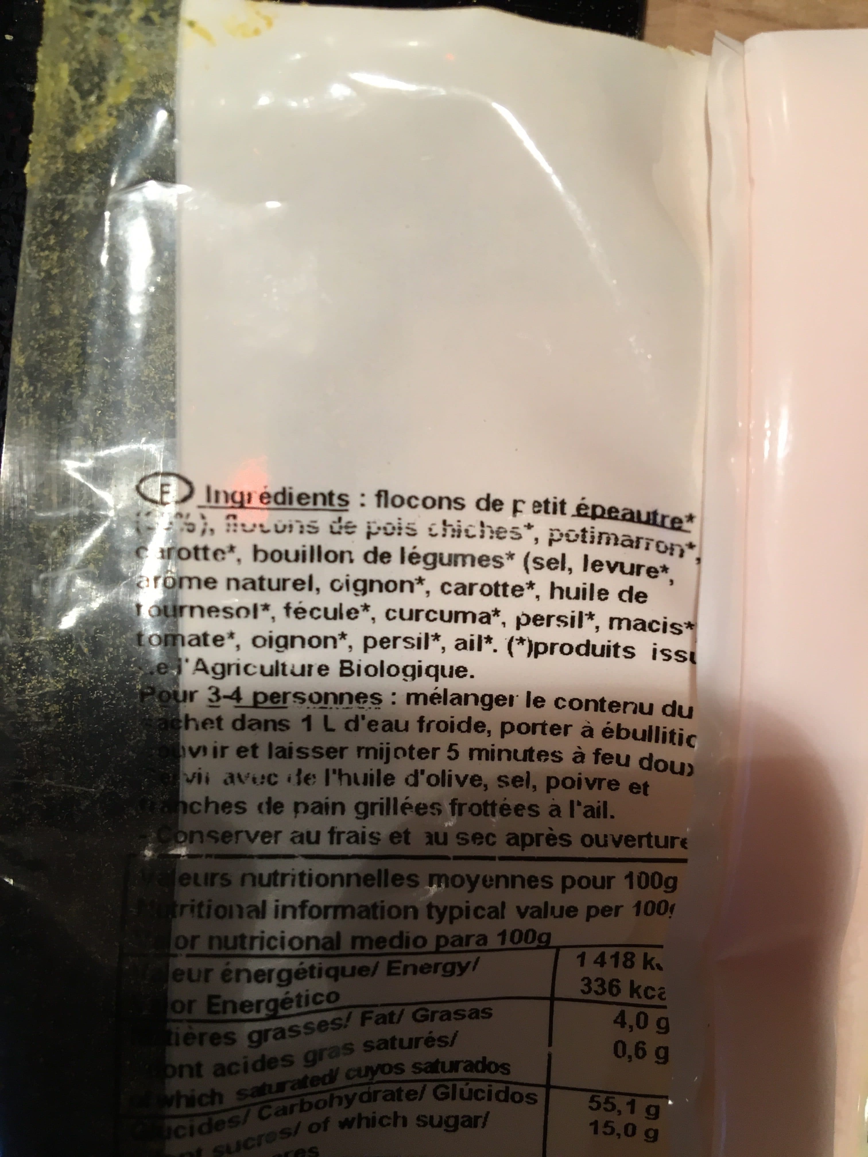 Celnat Soupe de petit épeautre packshot