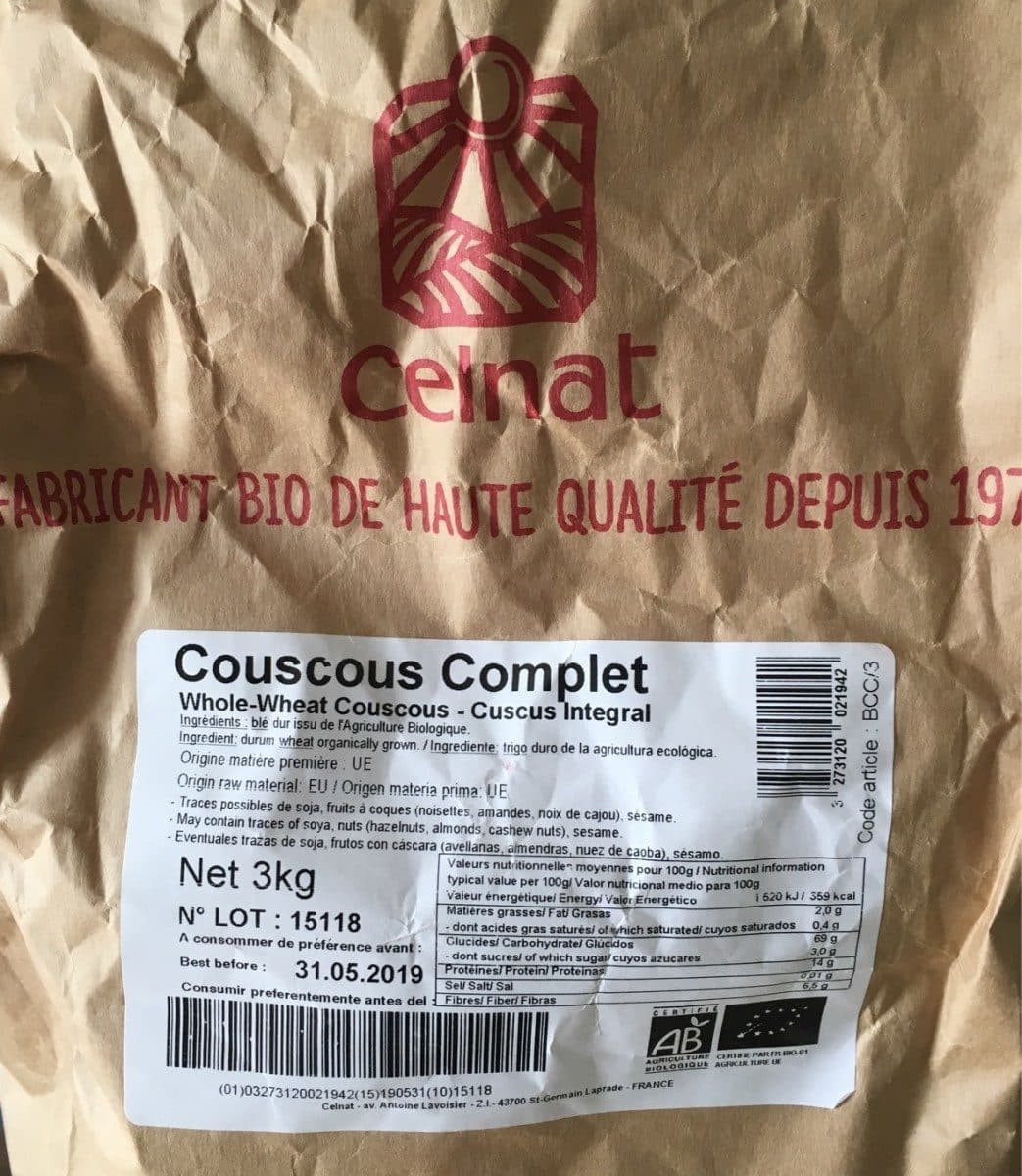 Celnat Couscous complet packshot