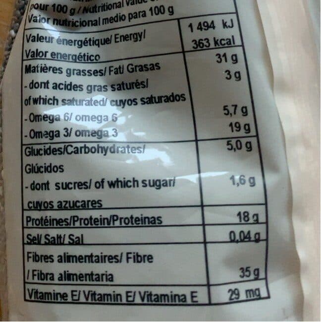 Celnat Graines de chia packshot