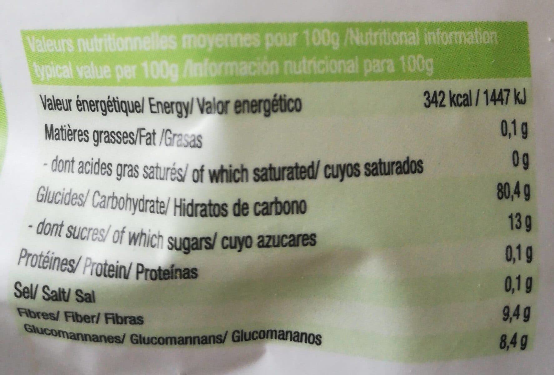 Celnat Vermicelles de konjac packshot