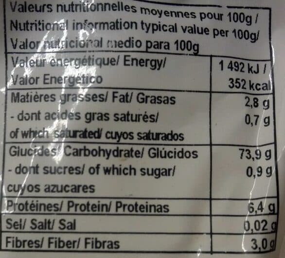 Celnat Farine de riz complet packshot