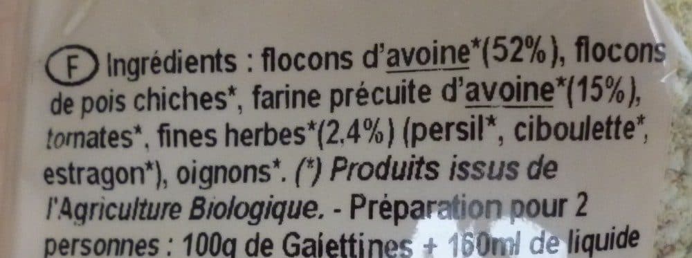 Celnat Galettines Avoines & Fines Herbes Celnat packshot
