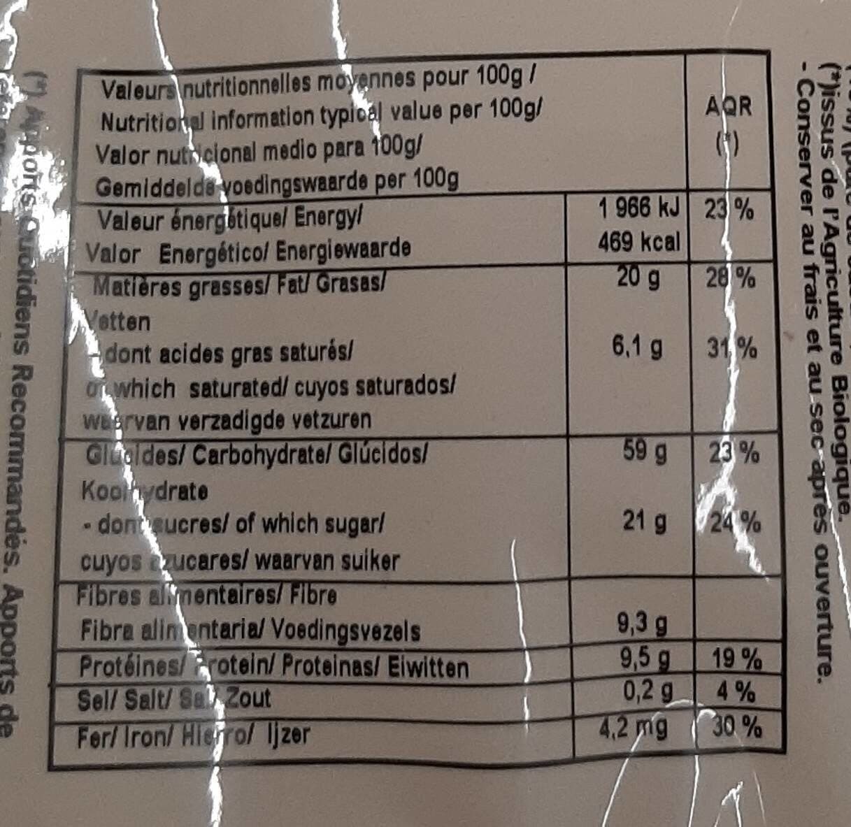 Celnat Crunchy chocolat noir packshot