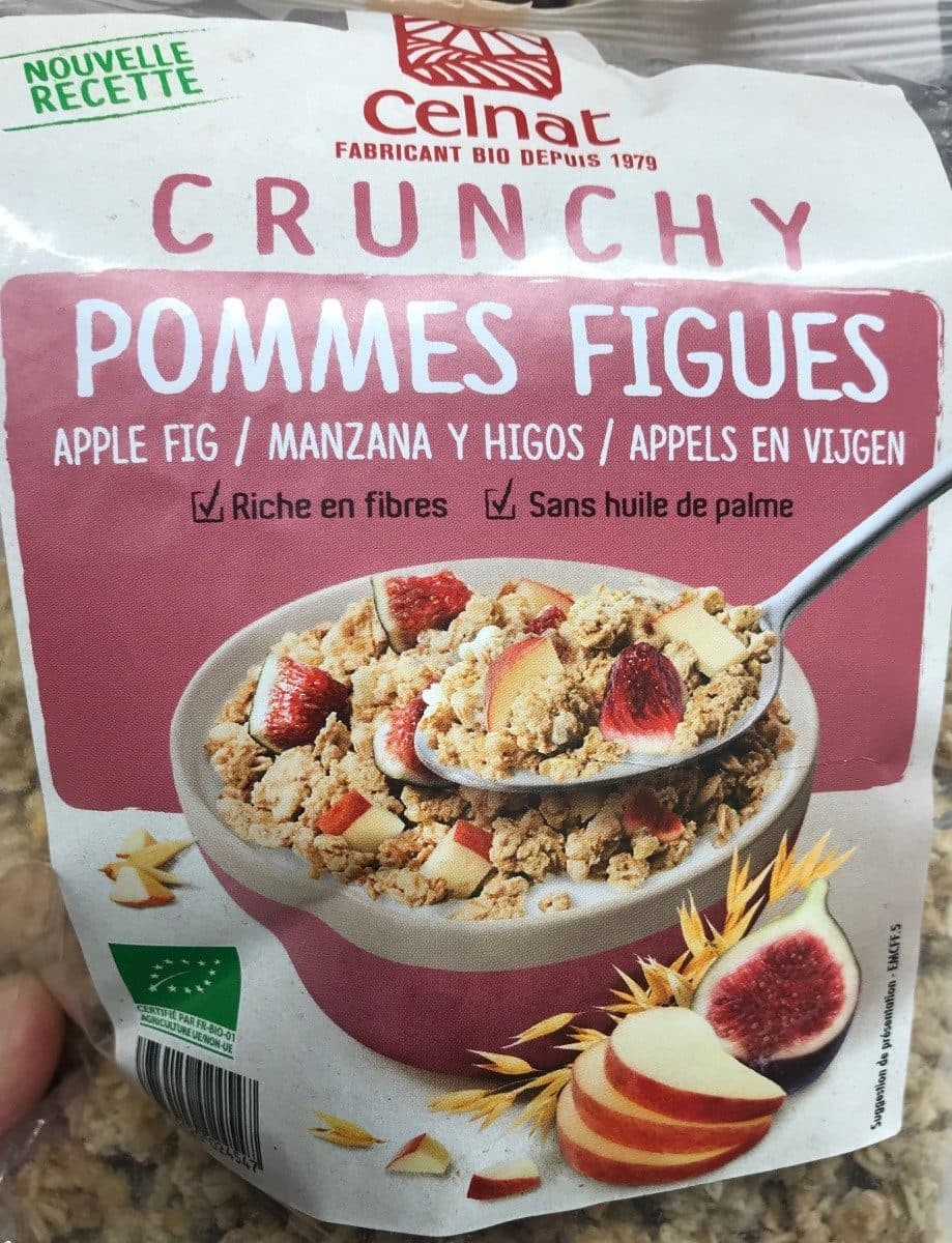 Celnat Crunchy pommes figues packshot