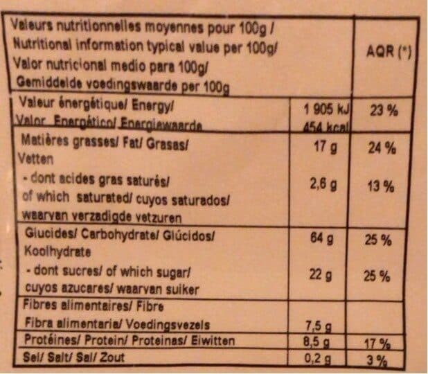 Celnat Crunchy pommes figues packshot