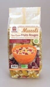 Celnat Muesli Sans Gluten Fruits Rouges - Garanti Sans Gluten packshot