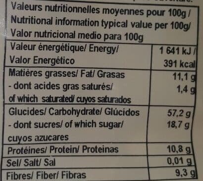 Celnat Crousli ananas vanille packshot