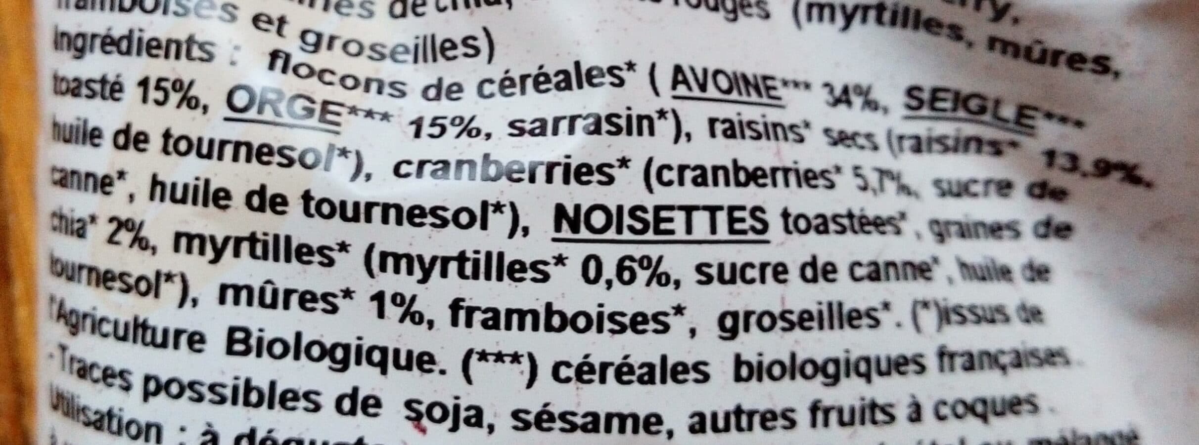 Celnat Muesli Super Fruits et Graines de Chia packshot