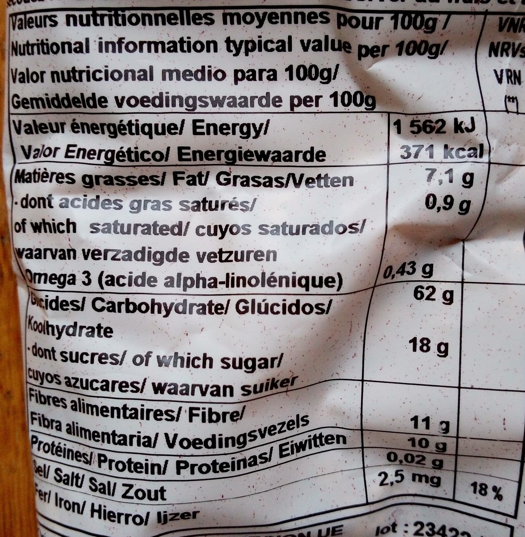Celnat Muesli Super Fruits et Graines de Chia packshot