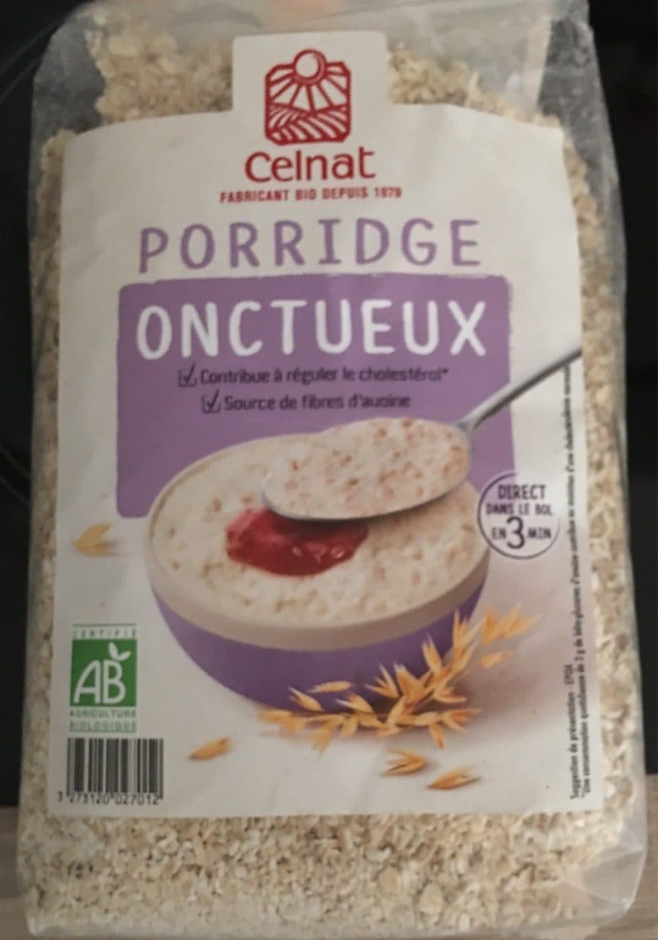 Ceinat Porridge packshot