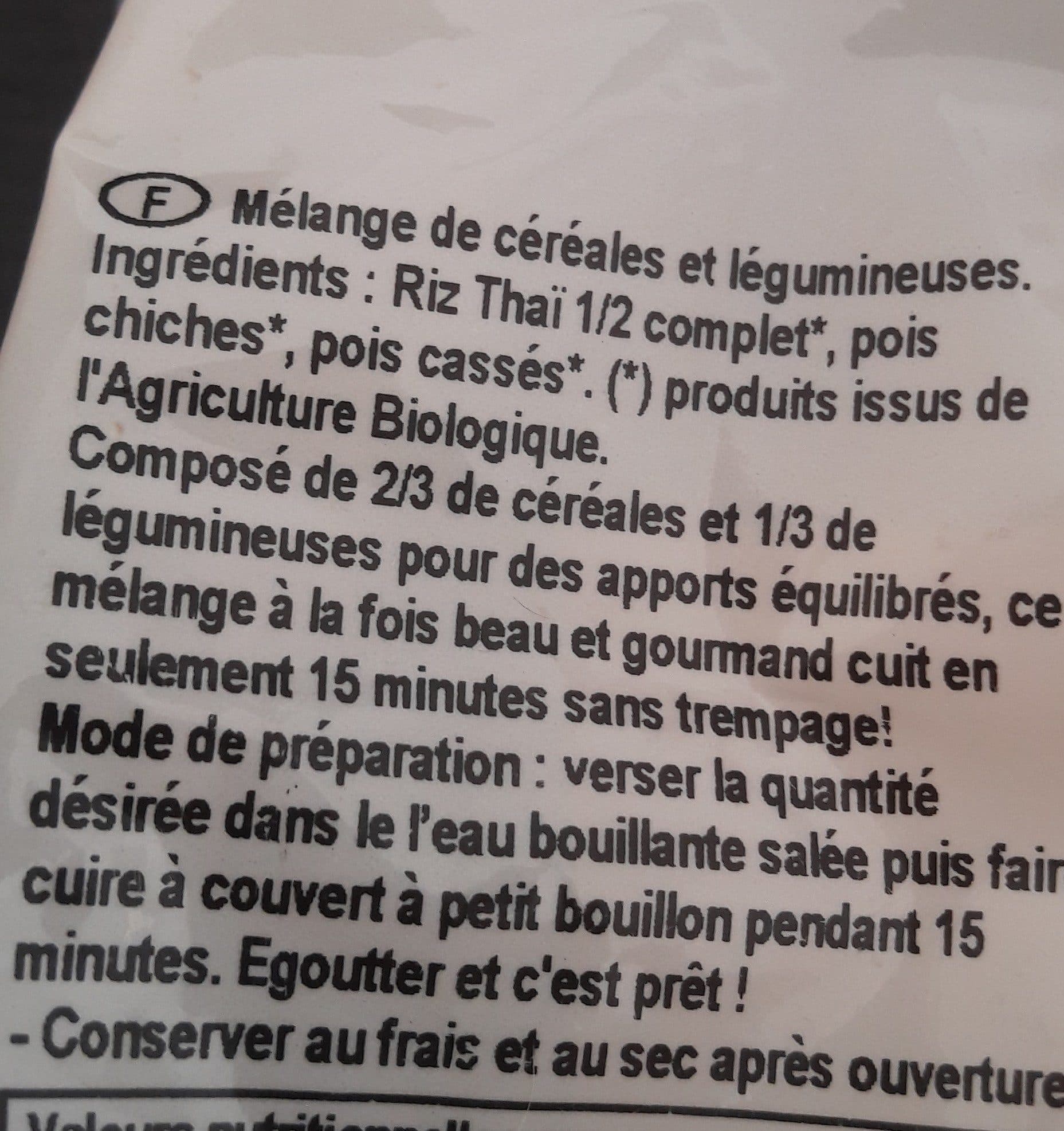 Celnat Mélange de céréales et légumineuses packshot