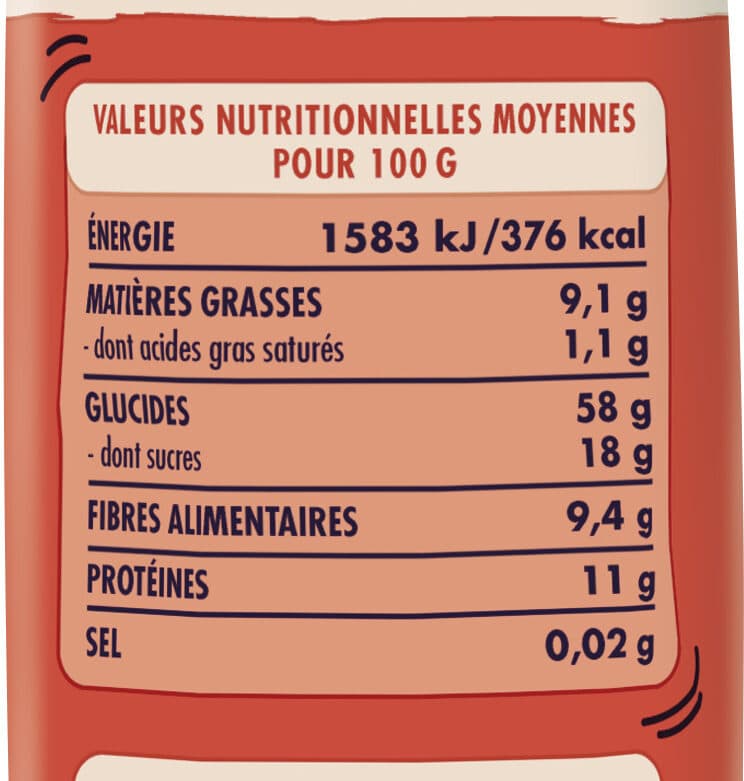 Happy Bio Muesli Floconneux Fruits & Noix packshot