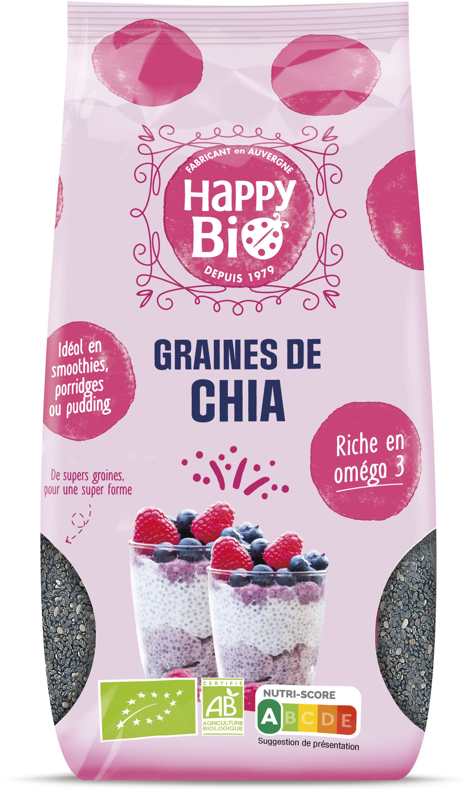 Happy Bio Graines de chia packshot