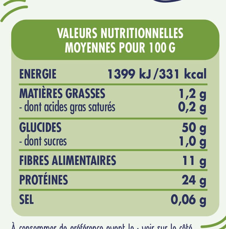 Happy Bio Lentilles Vertes packshot