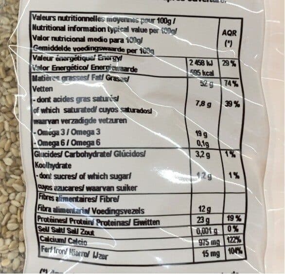 Celnat Graines de Sésames packshot