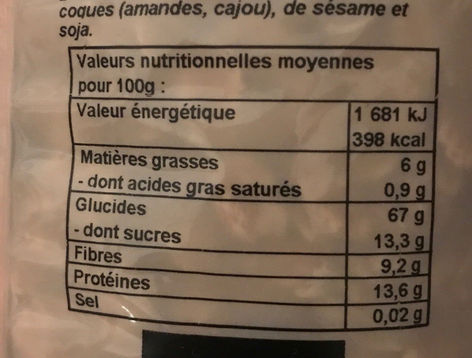 Celnat Muesli aux fruits packshot