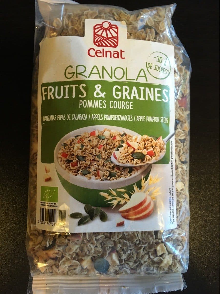 Celnat Granola fruits & graines packshot
