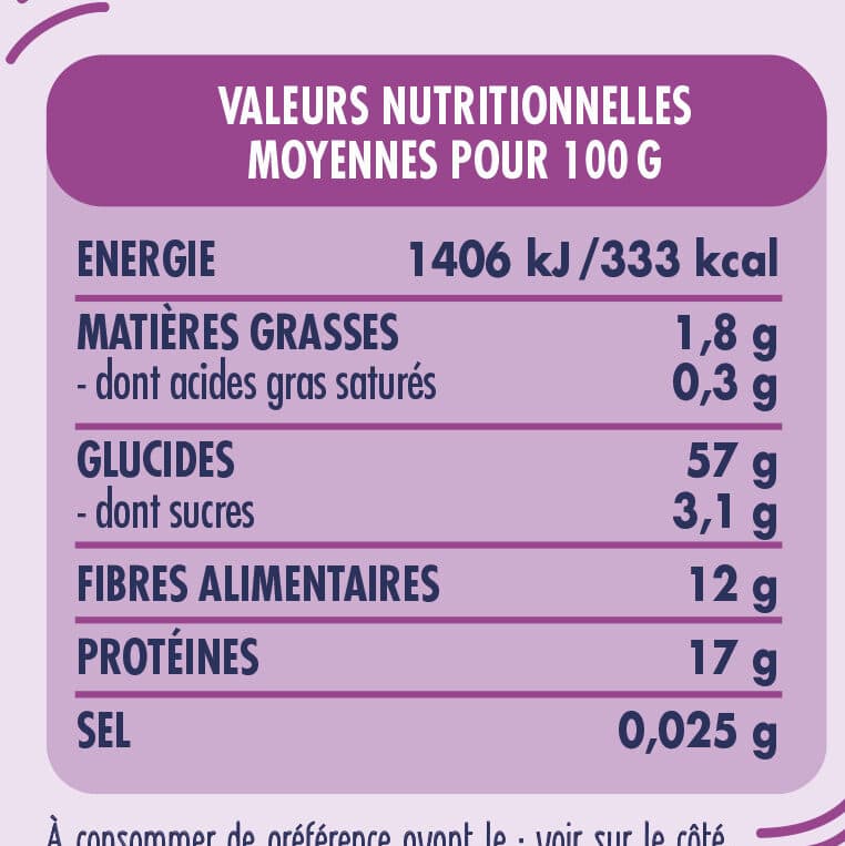 Happy Bio Mélange Orge-Pois Cassés packshot