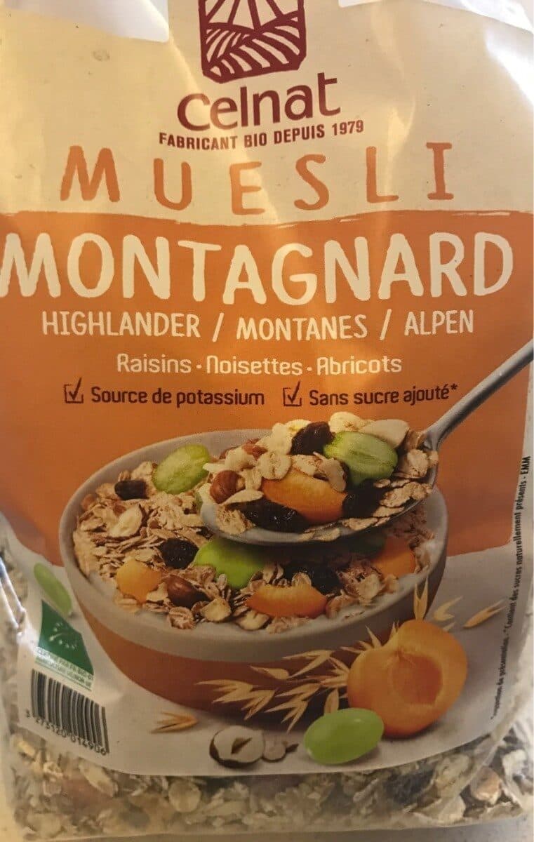 Celnat Muesli montagnard packshot