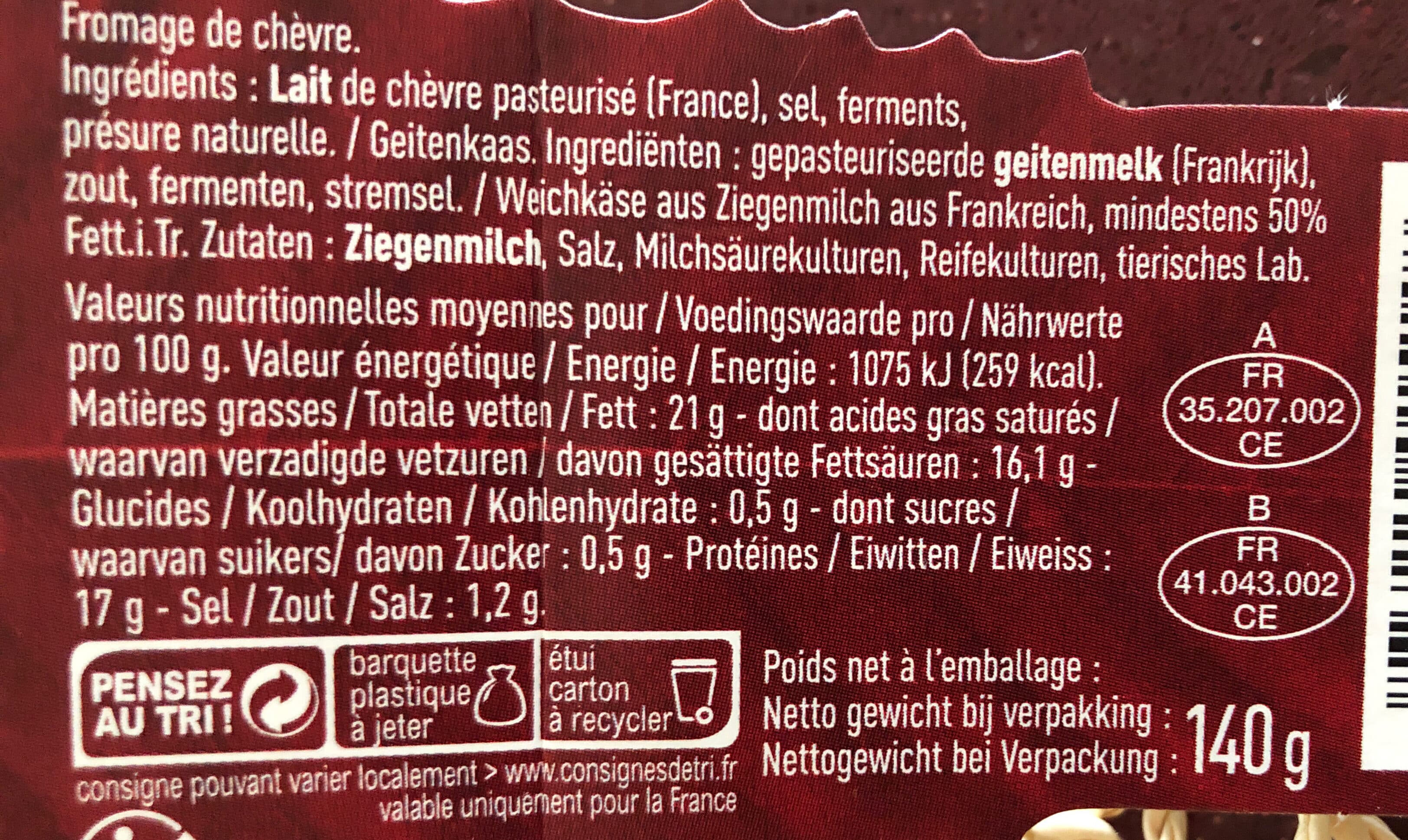 Petit billy Le crémeux packshot