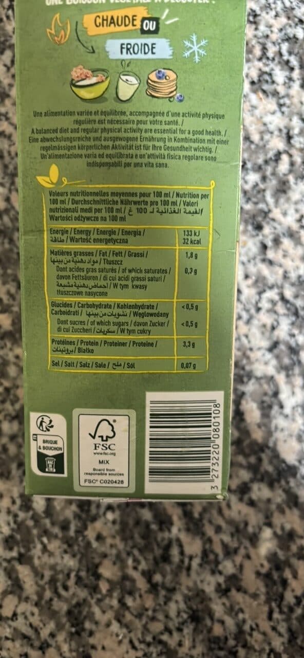 Sojasun SOJA NATURE SANS SUCRES packshot