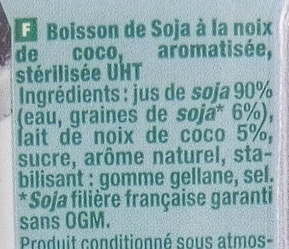 Sojasun Soja et coco packshot
