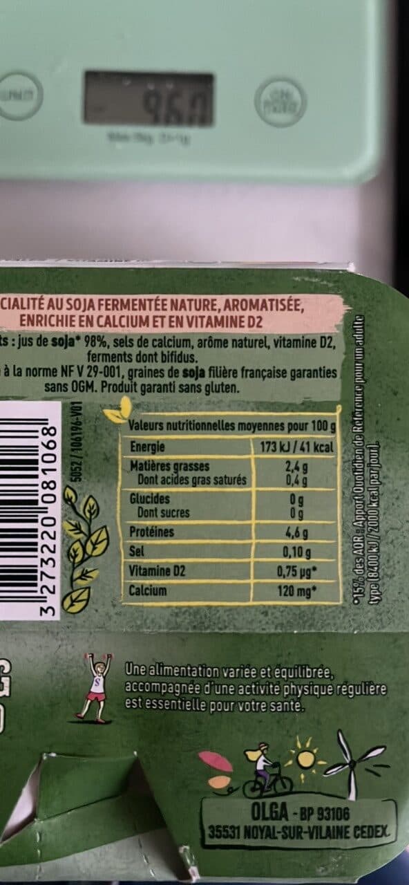 Sojasun Nature sans sucres packshot