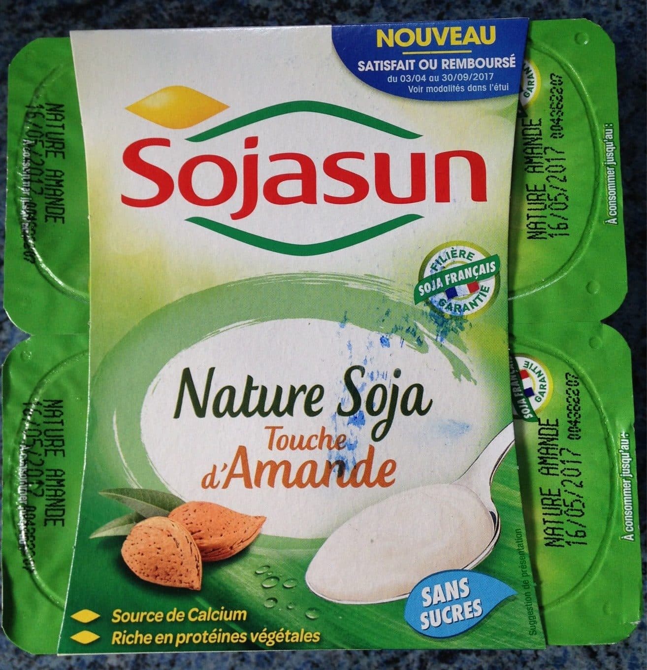 Sojasun Nature Soja Touche d'Amande packshot