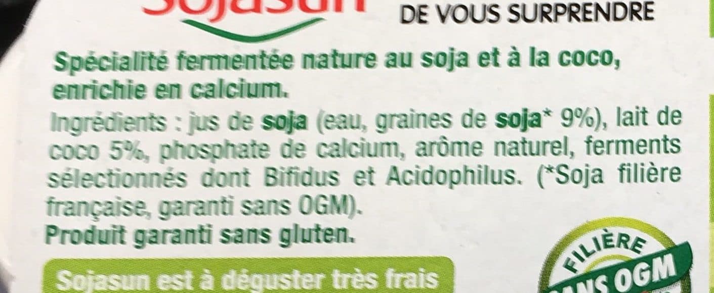 Sojasun Sojasun nature coco packshot