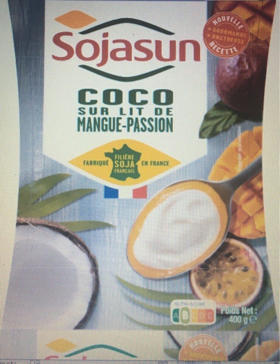 sojasun Dessert Soja sur lit de Mangue Passion packshot