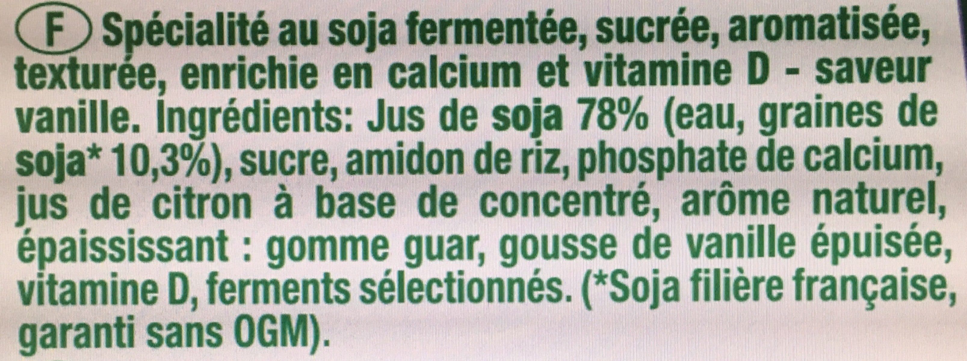 Sojasun Texture Velours Saveur Vanille packshot