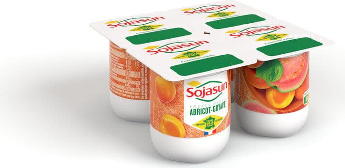 Sojasun Fruits Mixés Abricot Goyave - Dessert Végétal packshot