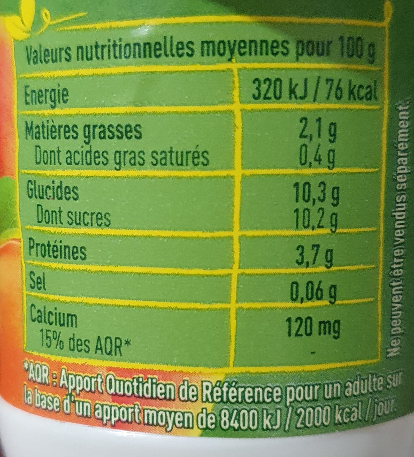 Sojasun Fruits Mixés Abricot Goyave - Dessert Végétal packshot