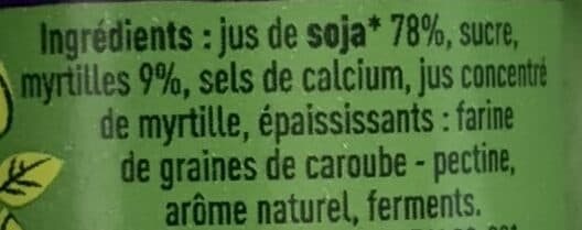 Sojasun SOJASUN MYRTILLES 4X100G packshot
