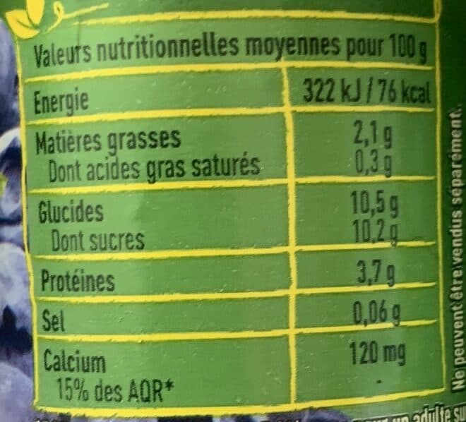 Sojasun SOJASUN MYRTILLES 4X100G packshot