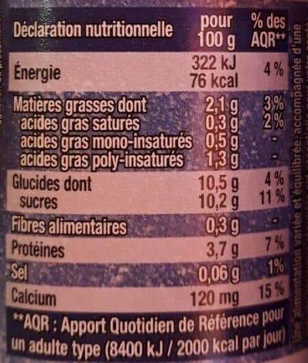 Sojasun Dessert Fruits mixés Myrtilles packshot