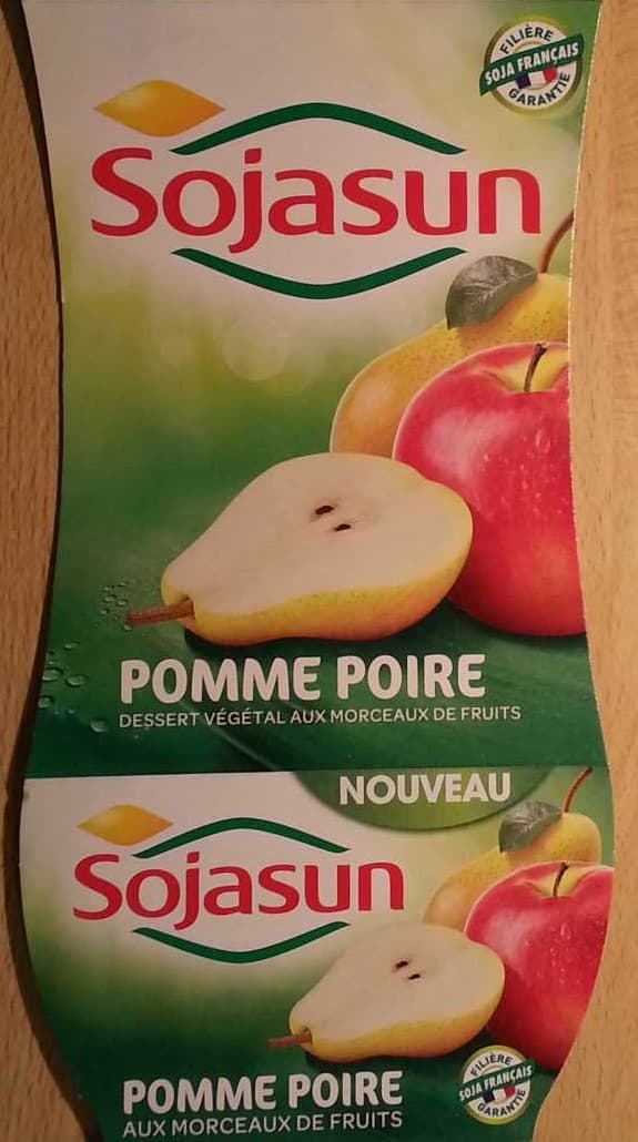 Sojasun Pomme poire packshot