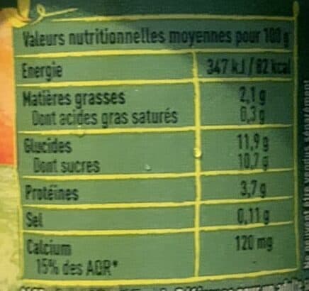Sojasun Dessert végétal, Fruits mixés (Mandarine-Citron Vert) packshot