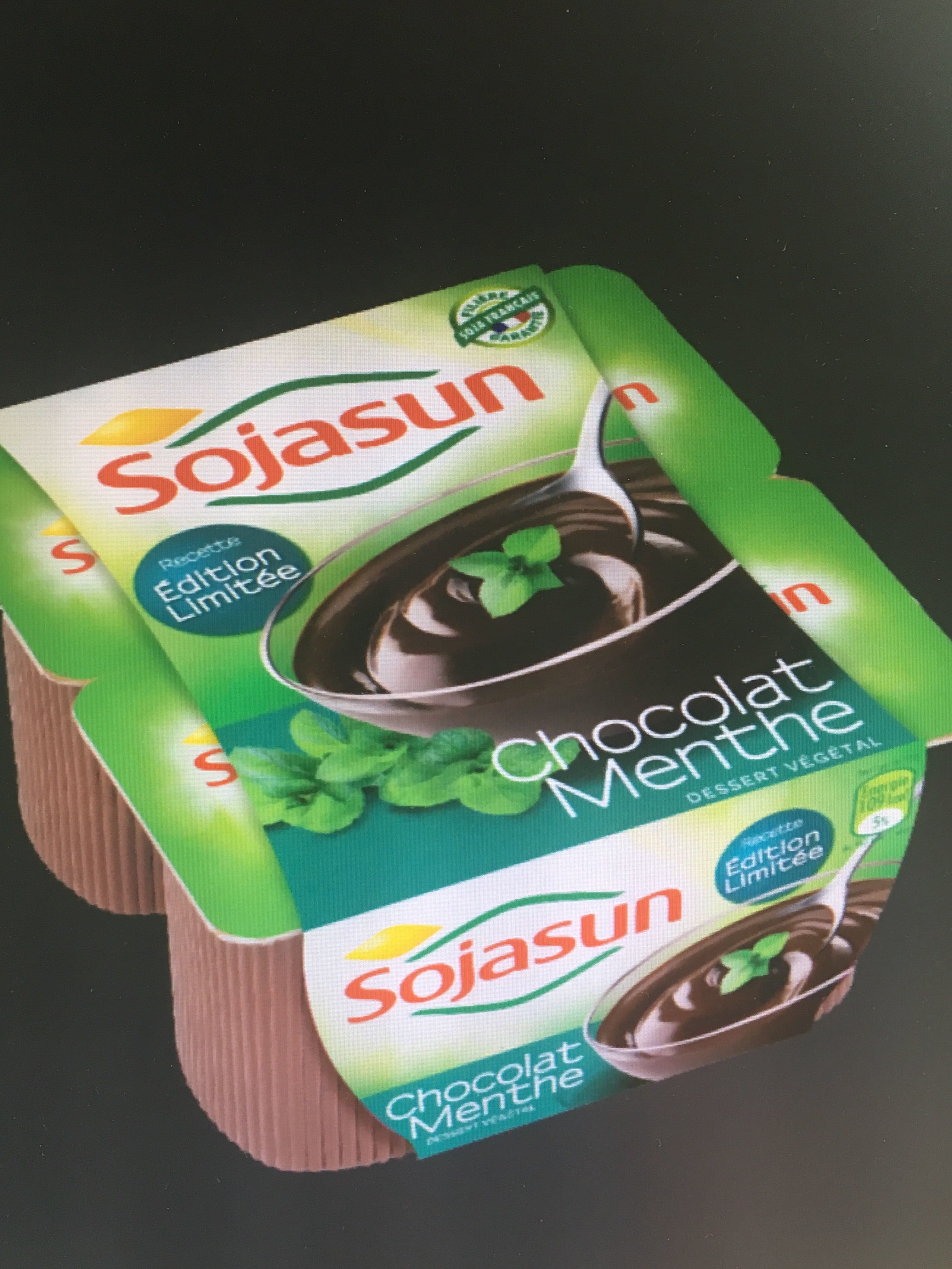 sojasun Dessert végétal - Chocolat Menthe packshot