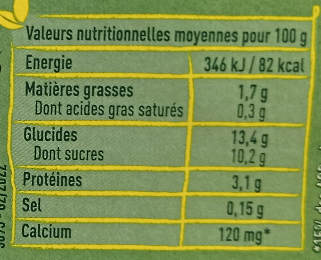 Sojasun DESSERT VEGETAL Saveur vanille packshot